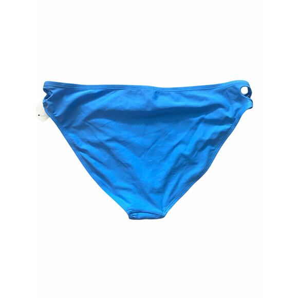 California Waves Blue Strappy Bikini Bottom XL NWT - Picture 3 of 5